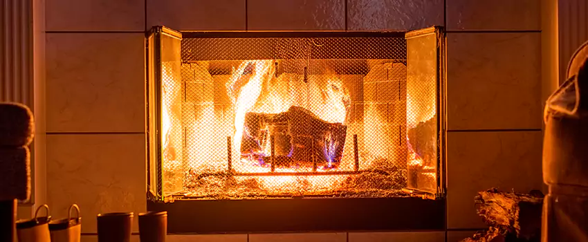 Mendota Hearth Landscape Fireplace Installation in Rio Linda, California
