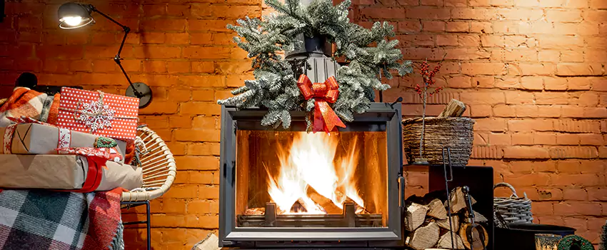 Travis Industries Linear Gas Fireplace Installation in Rio Linda, California