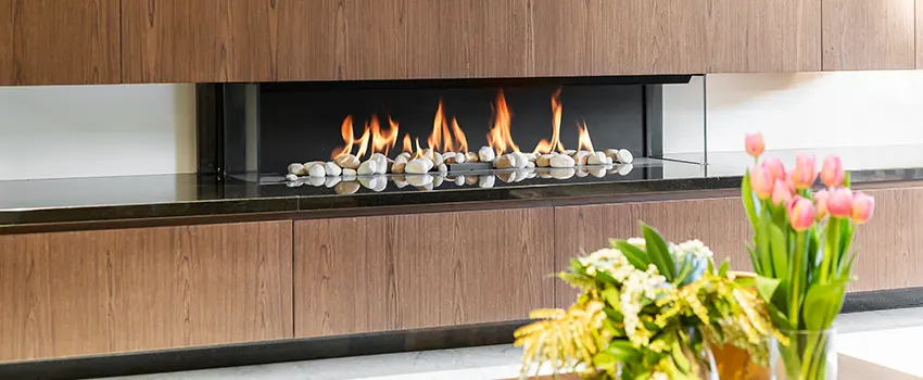 Double-height Fireplace Design Refurbishment in Rio Linda, California