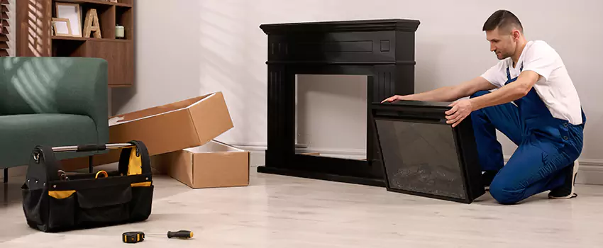 Old Rusted Metal Fireplace Repair And Replacement in Rio Linda, CA